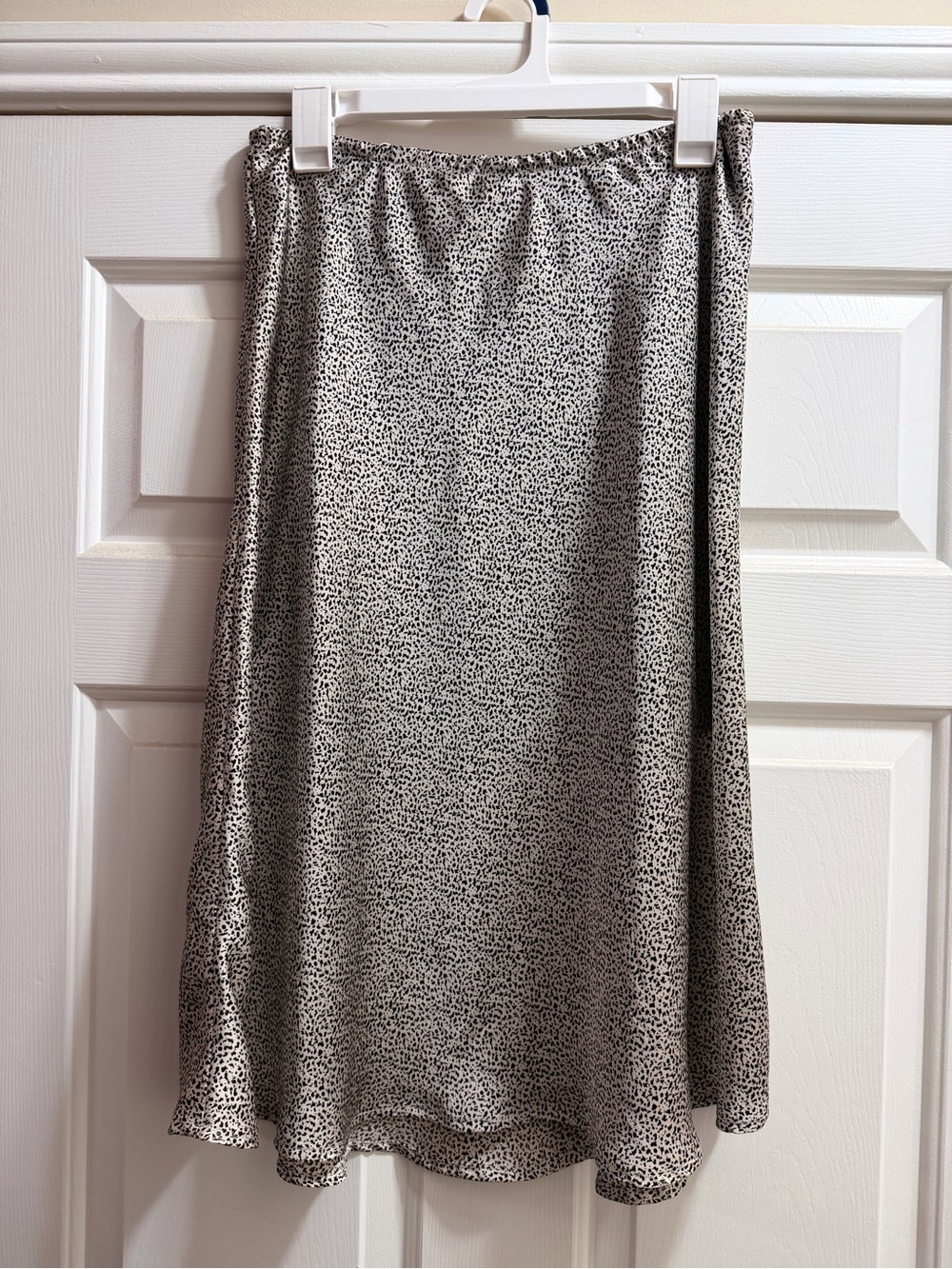 Sienna Sky Black and White Printed A-Line Skirt